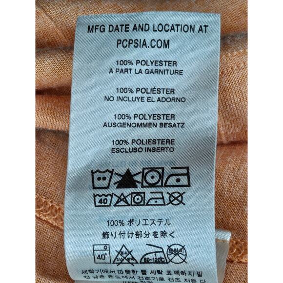 PATAGONIA WOMEN'S ORANGE CAPILENE COOL TRAIL BLOUSE TOP SIZE MEDIUM - Picture 8 of 12